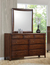 Load image into Gallery viewer, Hillary Warm Brown Dresser Mirror