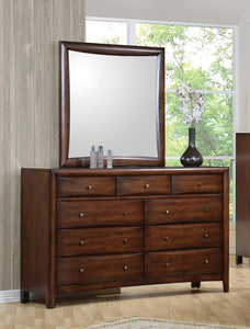 Hillary Warm Brown Dresser Mirror