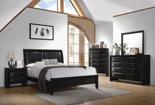 Load image into Gallery viewer, Briana Black Transitional King Bed