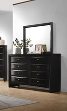 Load image into Gallery viewer, Briana Black Dresser Mirror