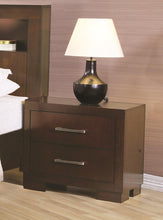 Load image into Gallery viewer, Jessica Cappuccino Two-Drawer Nightstand