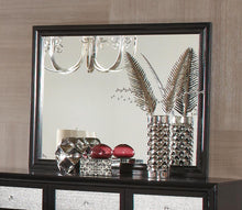 Load image into Gallery viewer, Barzini Black Dresser Mirror