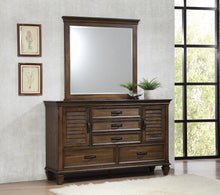 Load image into Gallery viewer, Franco Burnished Oak Dresser Mirror