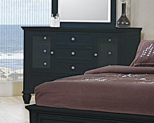 Load image into Gallery viewer, Sandy Beach Black 11-Drawer Dresser