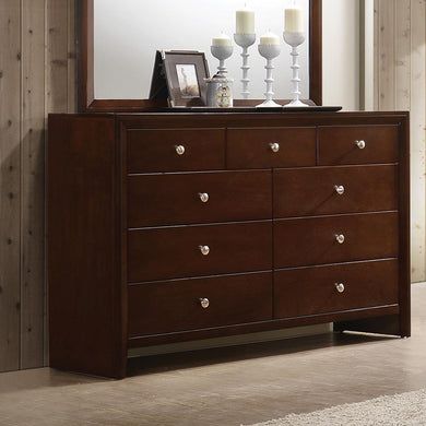 Serenity Rich Merlot Nine-Drawer Dresser