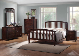 Tia Cappuccino Queen Bed