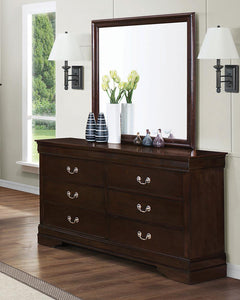 Louis Philippe Six-Drawer Dresser