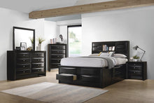 Load image into Gallery viewer, Briana Transitional Black Eastern King Bed