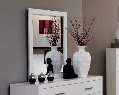 Jessica White Dresser Mirror