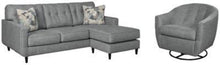 Load image into Gallery viewer, Mandon Sofa Chaise and Accent Chair Package