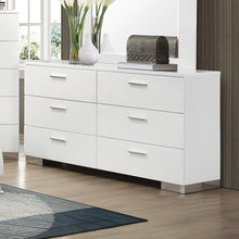 Load image into Gallery viewer, Felicity Contemporary Six-Drawer Dresser