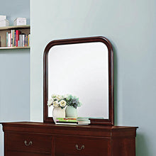 Load image into Gallery viewer, Louis Philippe Red Brown Dresser Mirror