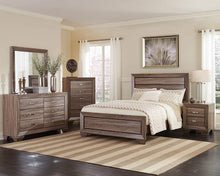 Load image into Gallery viewer, Kauffman Transitional Washed Taupe Queen Bed