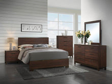 Load image into Gallery viewer, Edmonton Transitional Rustic Tobacco California King Bed