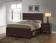 Load image into Gallery viewer, Fenbrook Transitional Dark Cocoa Eastern King Bed