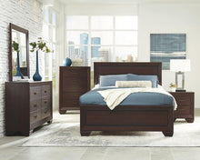Load image into Gallery viewer, Fenbrook Transitional Dark Cocoa Queen Bed
