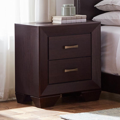 Fenbrook Dark Cocoa Two-Drawer Nightstand