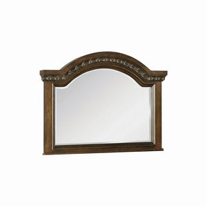 Satterfield Traditional Warm Bourbon Dresser Mirror