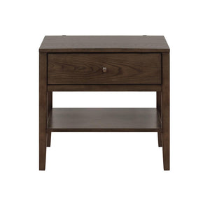 Lompoc Mid-Century Modern Cappuccino Nightstand