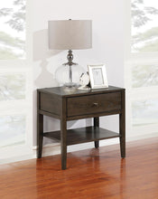 Load image into Gallery viewer, Lompoc Mid-Century Modern Cappuccino Nightstand