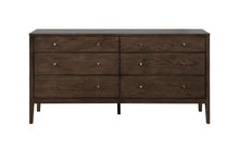 Load image into Gallery viewer, Lompoc Mid-Century Modern Cappuccino Dresser