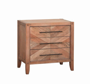 Auburn White-Washed Nightstand