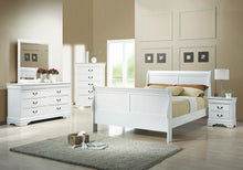 Load image into Gallery viewer, Louis Philippe Traditional Youth White Full Bed