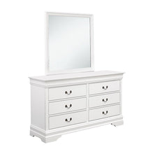 Load image into Gallery viewer, Louis Philippe White Six-Drawer Dresser