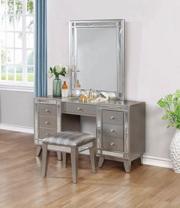 Leighton Contemporary Vanity Desk and Stool