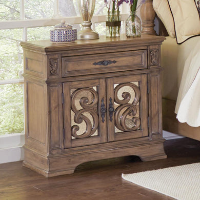 Ilana Traditional One-Drawer Nightstand