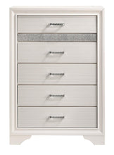 Load image into Gallery viewer, Miranda Modern Five-Drawer Chest With Hidden Jewelry Tray