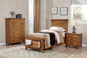 Brenner Rustic Honey Twin Five-Piece Set