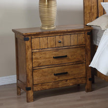 Load image into Gallery viewer, Brenner Rustic Honey Nightstand