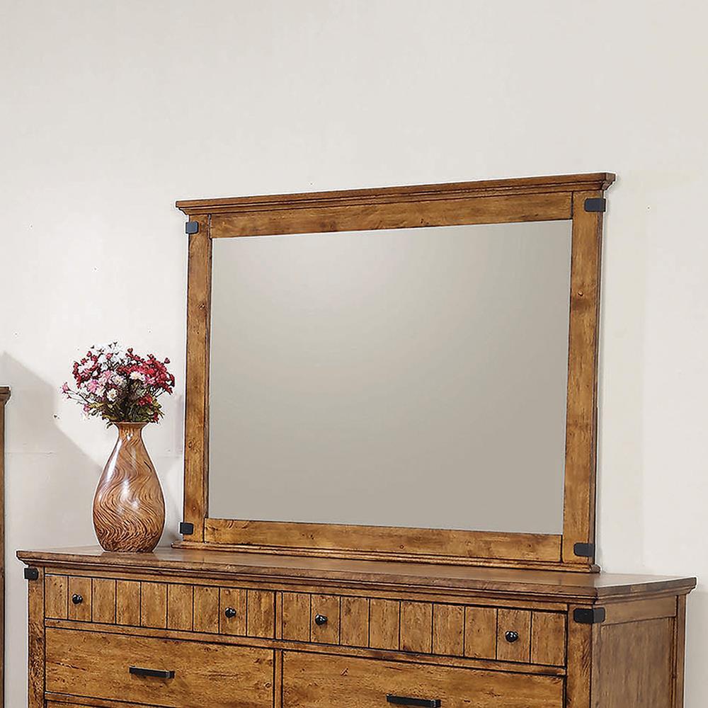 Brenner Rustic Honey Mirror