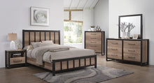 Load image into Gallery viewer, Edgewater Industrial Weathered Oak Eastern King Bed