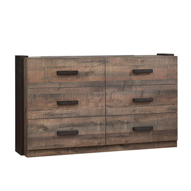 Weston Weathered Oak and Rustic Coffee Dresser