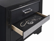 Load image into Gallery viewer, Miranda Transitional Black Nightstand