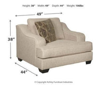 Load image into Gallery viewer, Marciana Oversized Chair and Ottoman Package