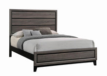 Load image into Gallery viewer, Rustic Grey Oak Eastern King Bed