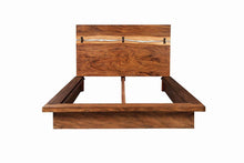 Load image into Gallery viewer, Rustic Smoky Walnut Eastern King Bed