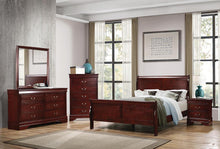 Load image into Gallery viewer, Louis Philippe Traditional Cherry Full Bed