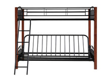 Load image into Gallery viewer, Collins Collection Cinnamon and Black Transitional Bunk Bed