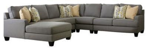 Chamberly 5-Piece Sectional with Ottoman Package