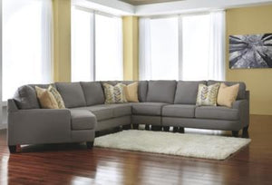 Chamberly 5-Piece Sectional with Ottoman Package