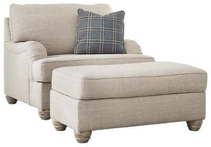 Traemore Oversized Chair and Ottoman Package