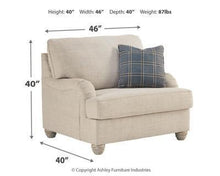 Load image into Gallery viewer, Traemore Oversized Chair and Ottoman Package