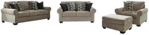 Fehmarn Sofa and Loveseat with Oversized Chair and Ottoman Package