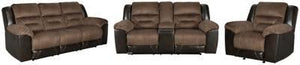 Earhart Reclining Sofa and Loveseat with Recliner Package