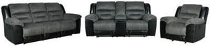 Earhart Reclining Sofa and Loveseat with Recliner Package