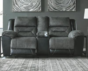 Earhart Reclining Sofa and Loveseat with Recliner Package